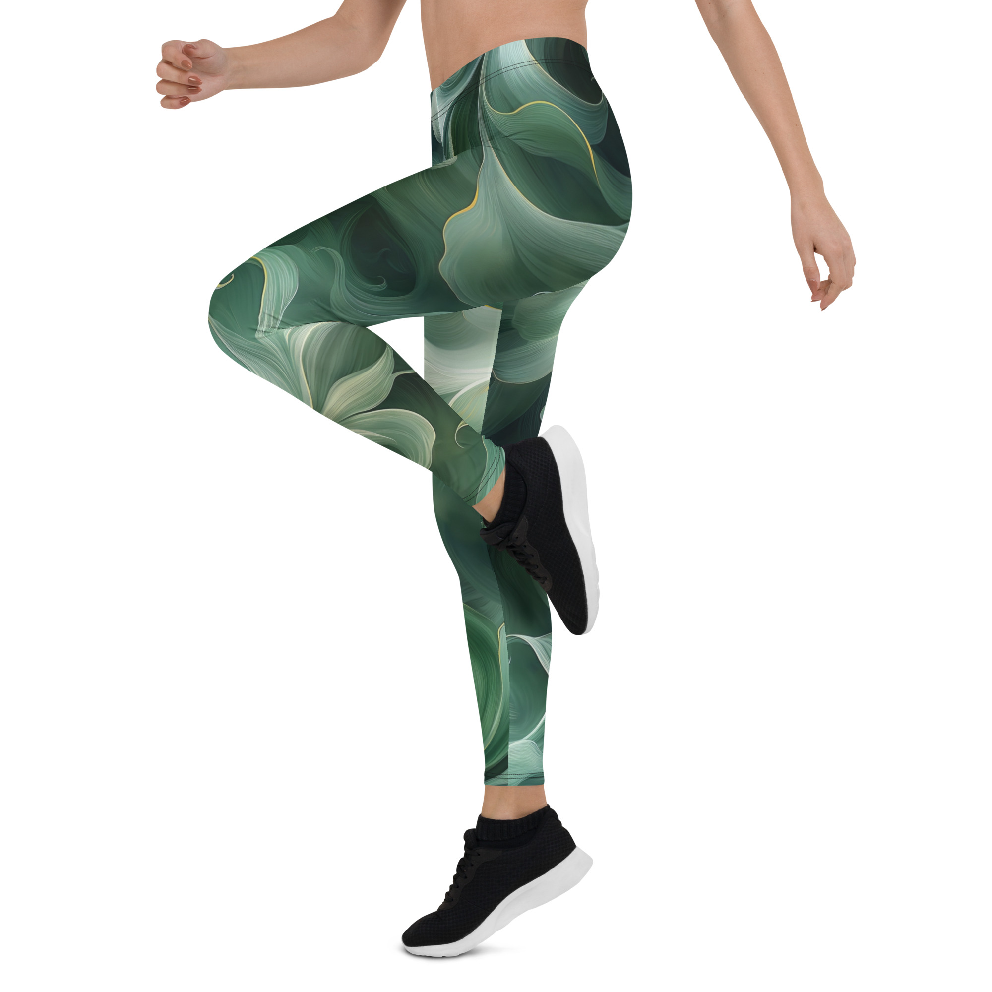 UPF 50+ sun protection workout leggings