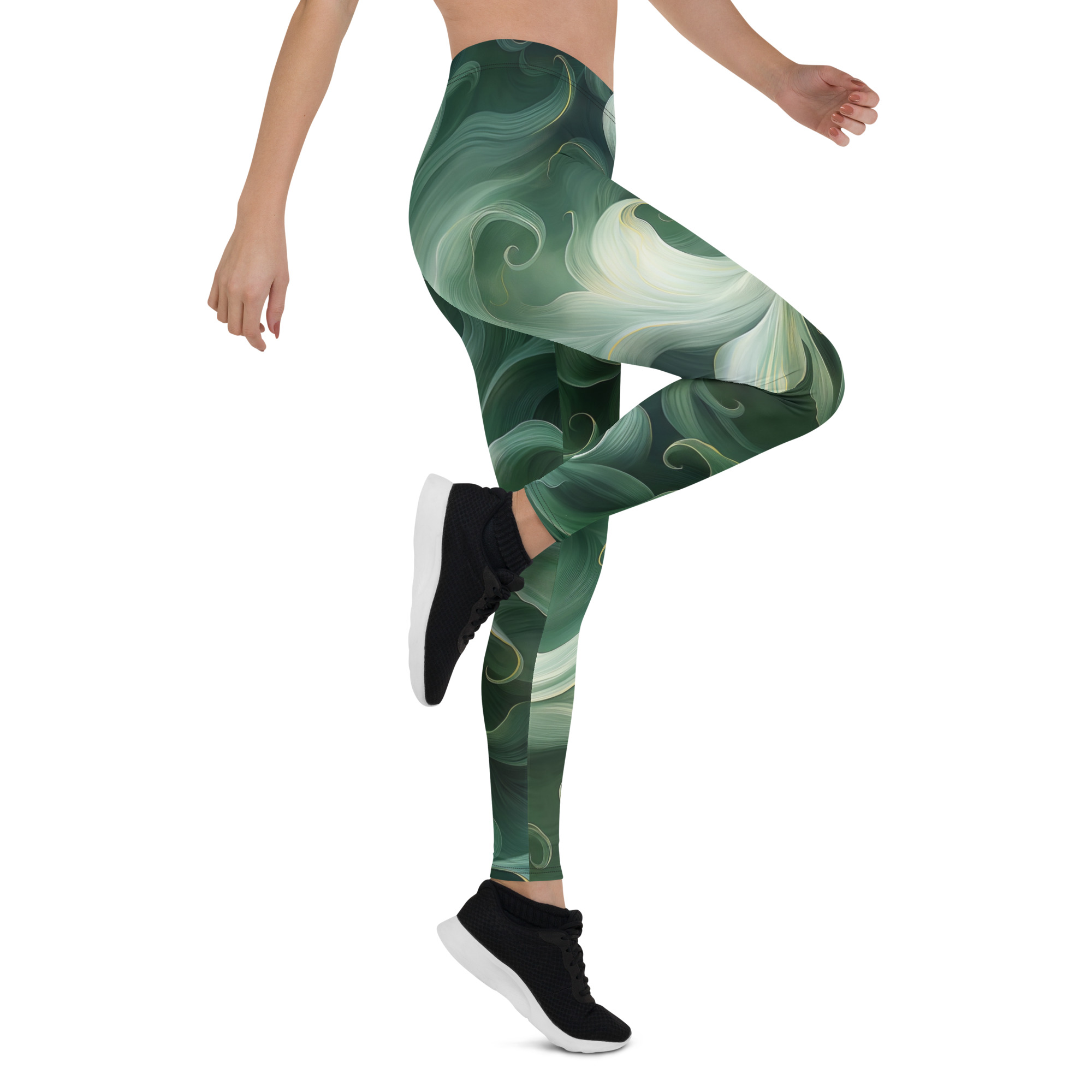 High-performance athletic leggings for women