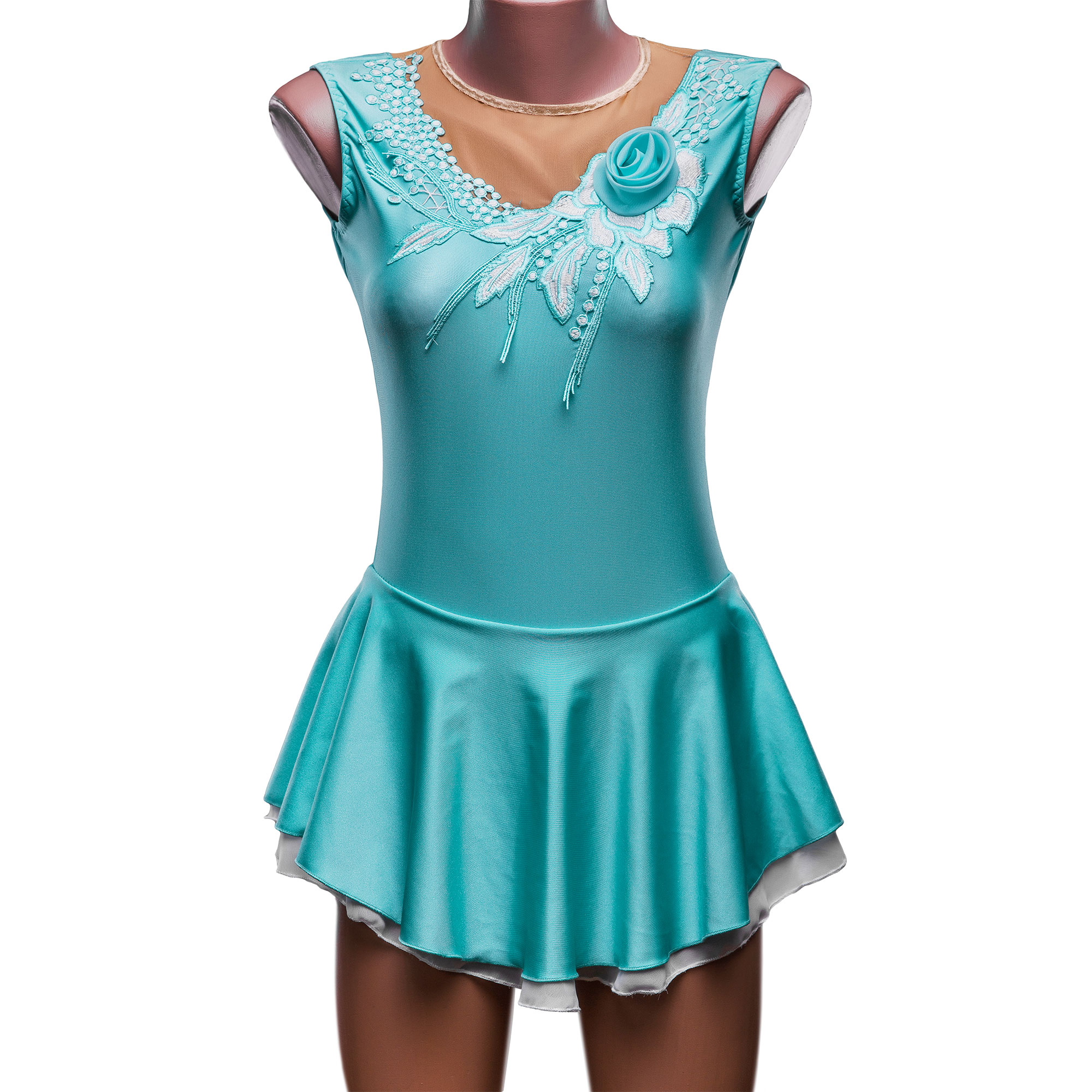 A gentle Ice Figure Skating Leotard № 185 could be sewn as Rhythmic Gymnastics Dress