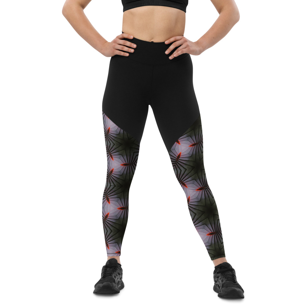 Front of Sports Gymnastic Leggings № 1